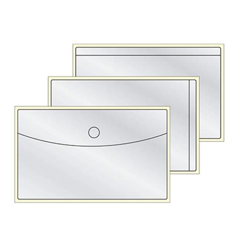 self adhesive business card pockets.